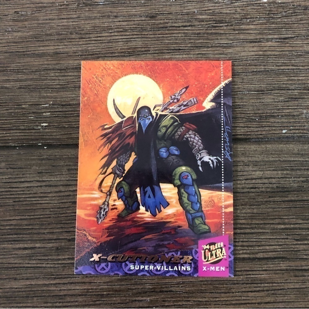 X-men ’94 Fleer Ultra trading card: X-Cutioner (Super Villains) #69